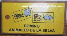 domino animales de la selva